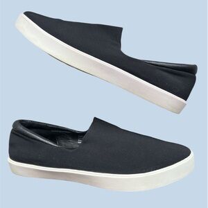 Donald J. Pliner ‘Sonia’ Black Canvas Slip-On Shoes l 7.5